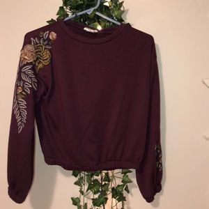 Crop-ish sweatshirt